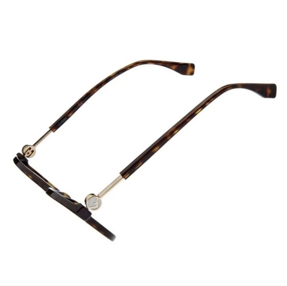 New Authentic Fendi 57mm Cat Eye Sunglasses Tortoise Shell - Picture 4 of 4